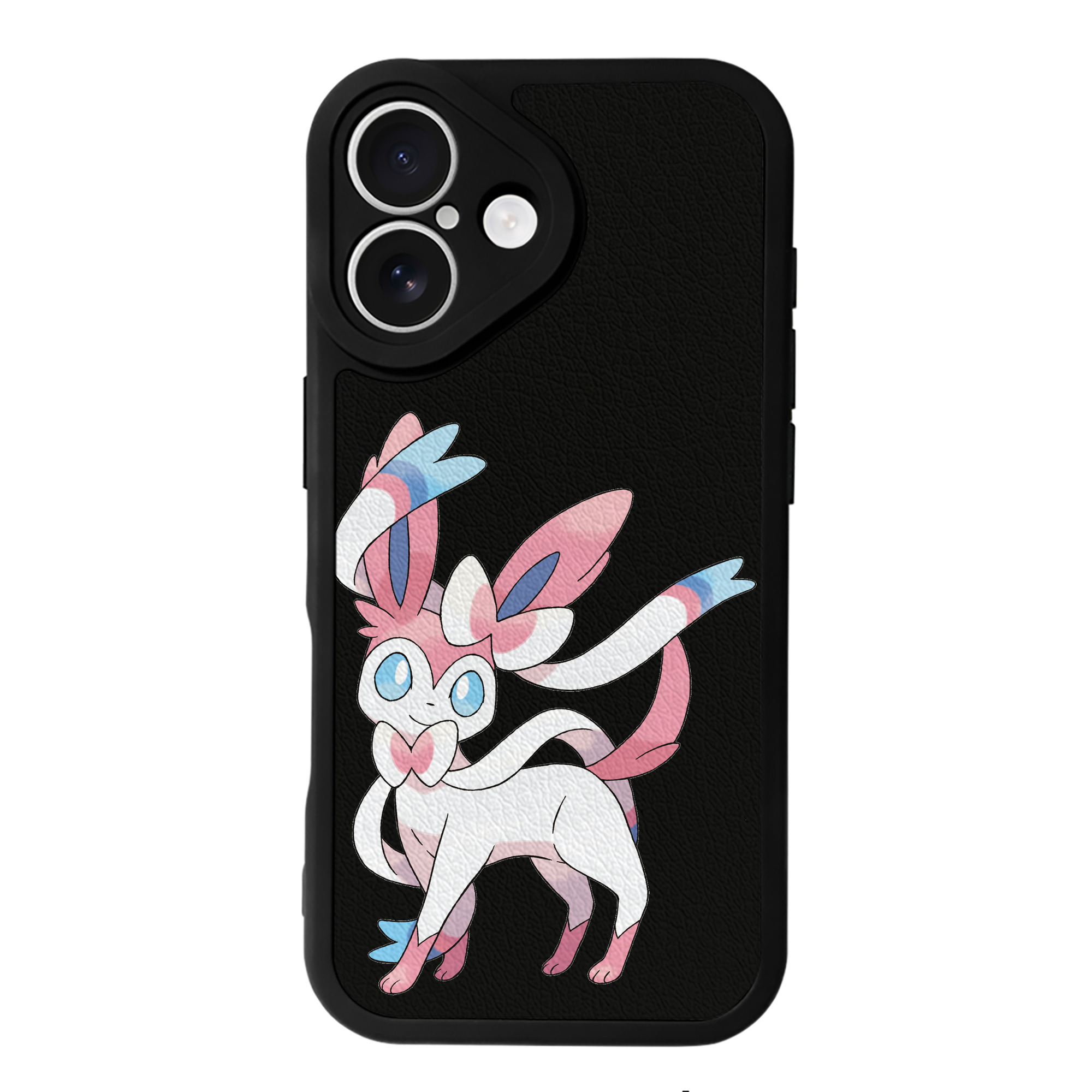 （画像用） ポケットモンスター Pokémon 【iPhone 16シリーズ対応】シリコンスマホケース（レザー調） 材質：シリコン
